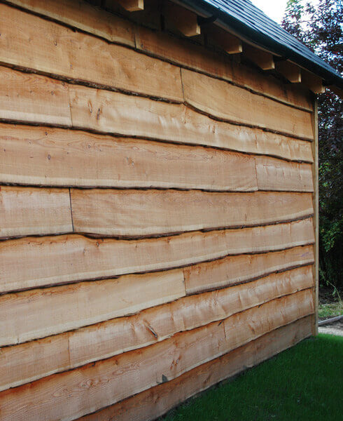 Waney-edge Cladding