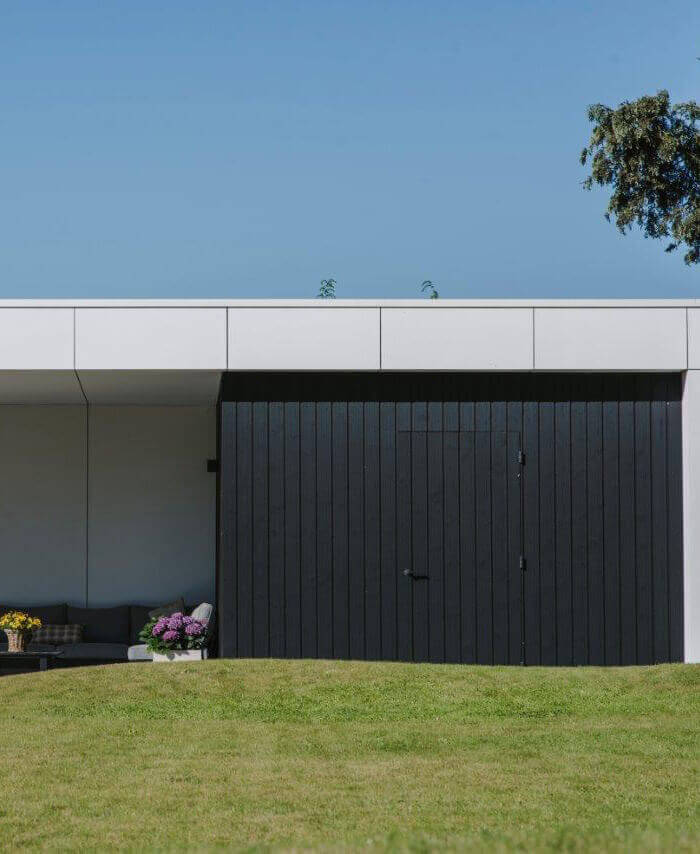 Black Coated Thermowood Cladding